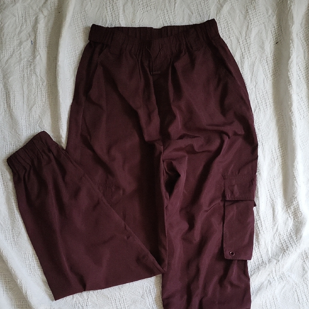 Noli Purple Cargo Joggers